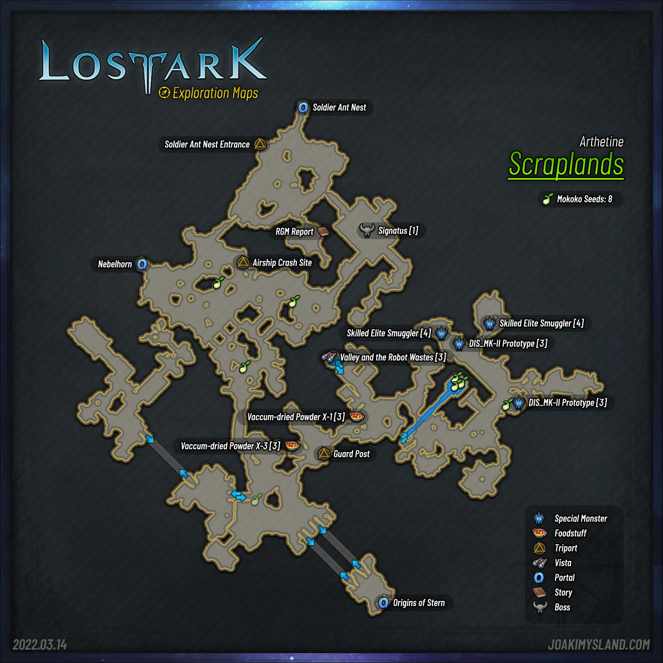 Lost Ark Exploration Maps